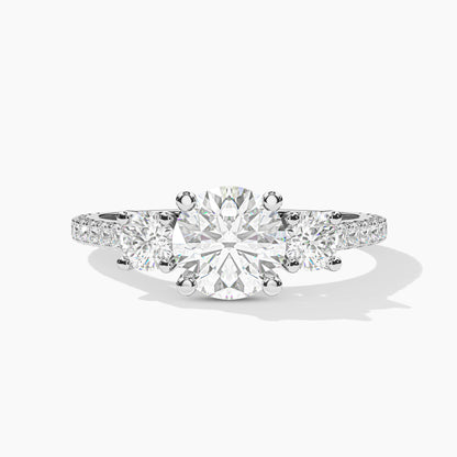 three stone ring designs