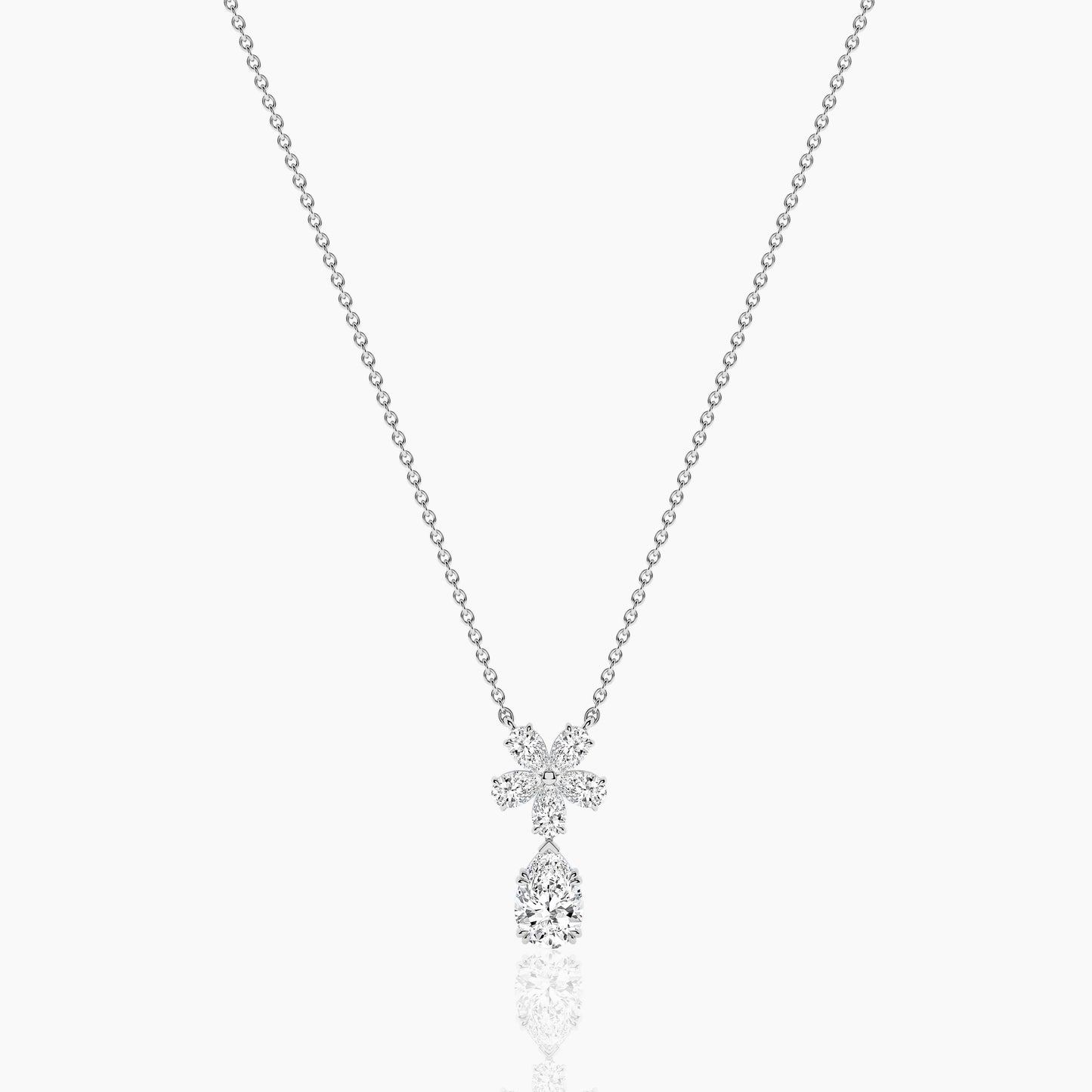 small silver pendant necklace