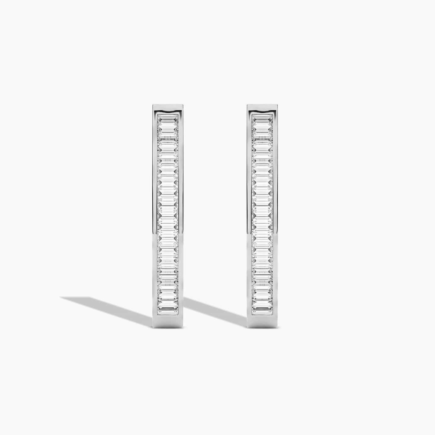 pure silver hoop earrings​