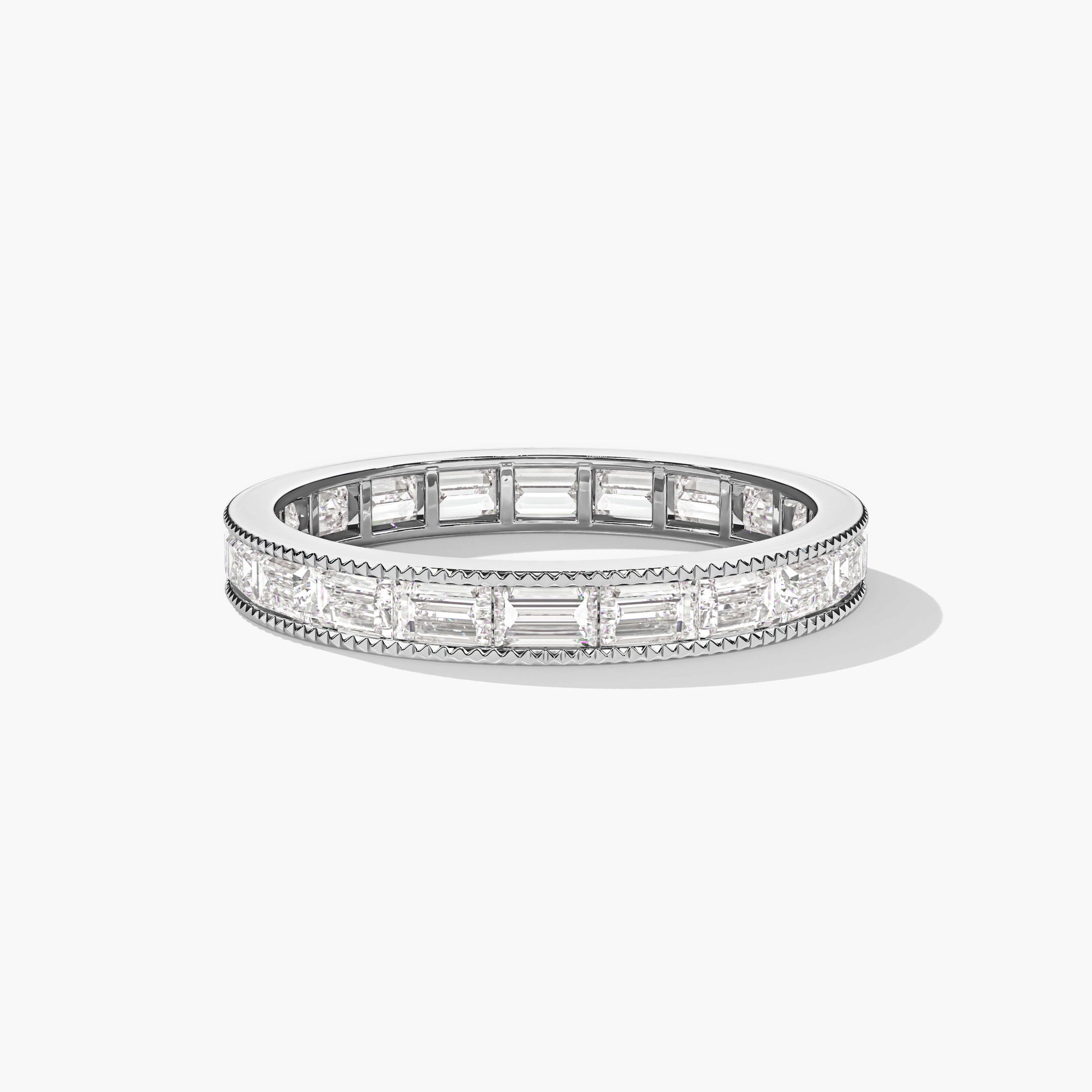 moissanite wedding band