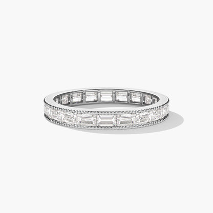 moissanite wedding band