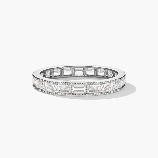 moissanite wedding band