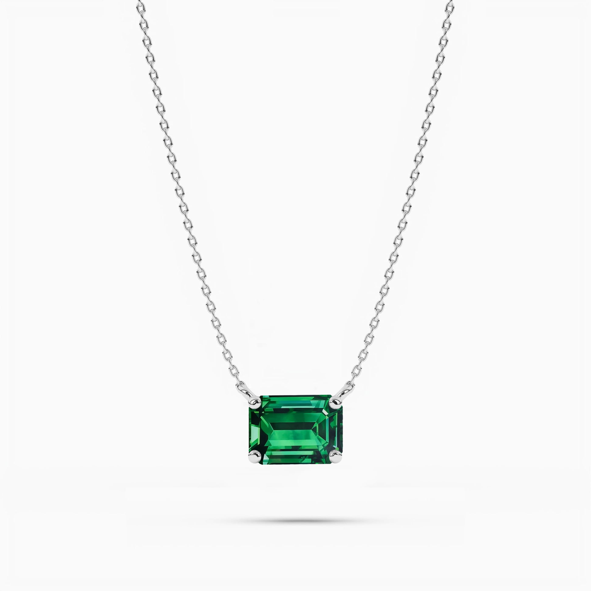 green diamond necklace