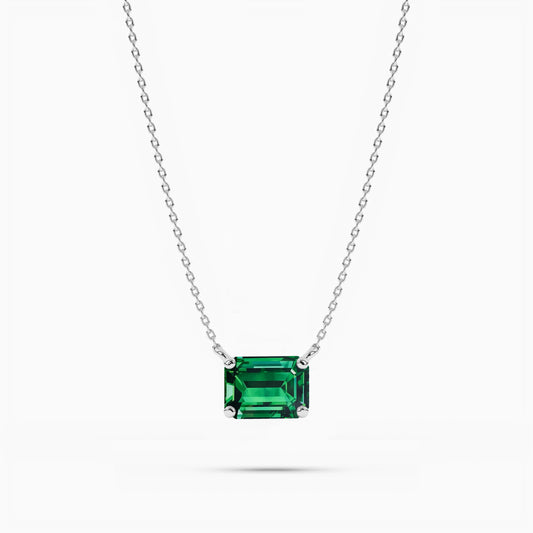 green diamond necklace