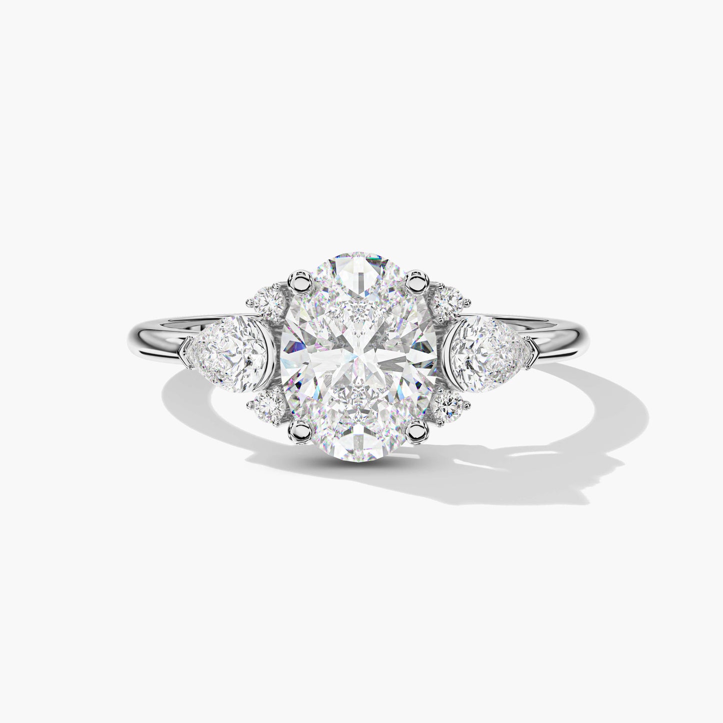 Tanishq silver diamond rings for women