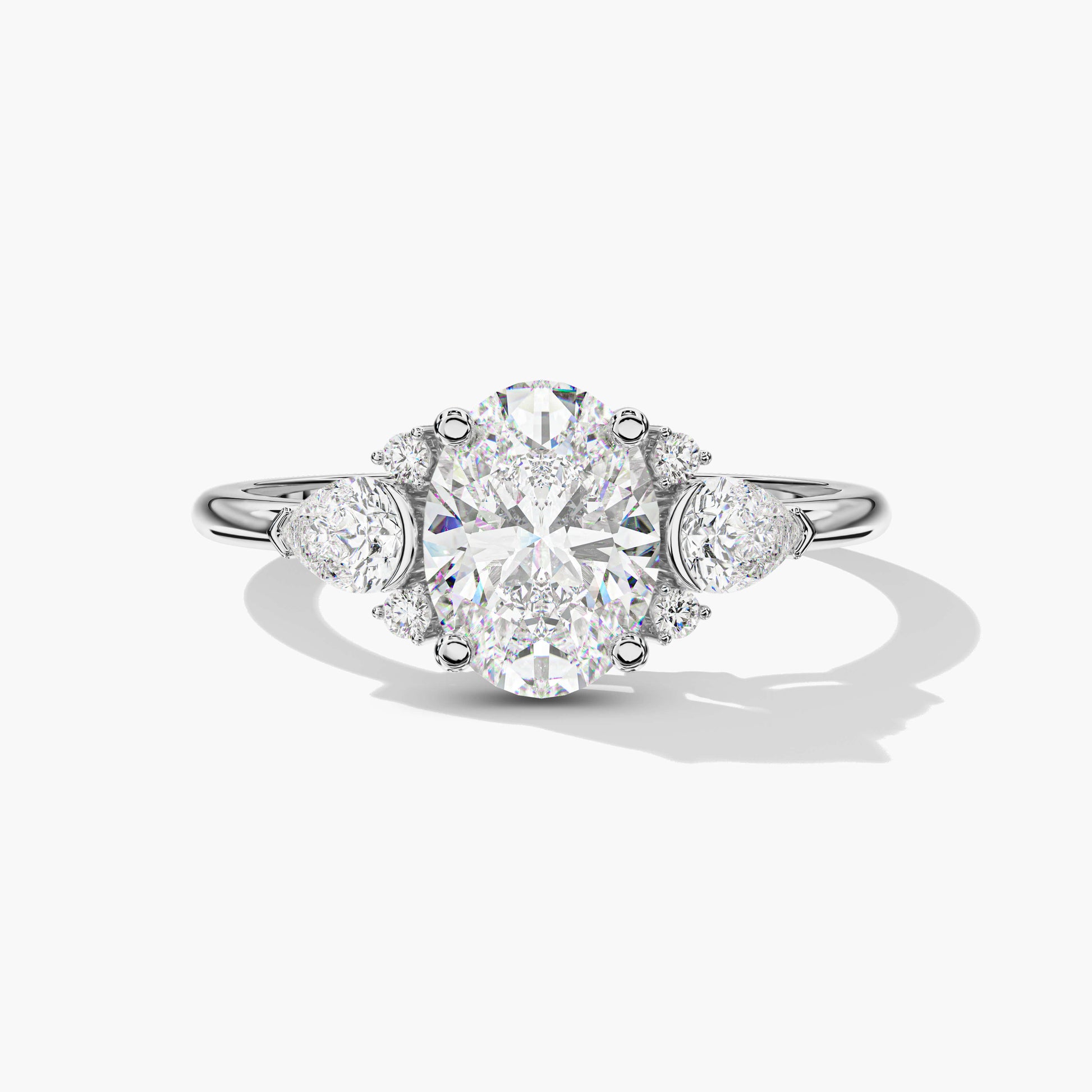 Tanishq silver diamond rings for women
