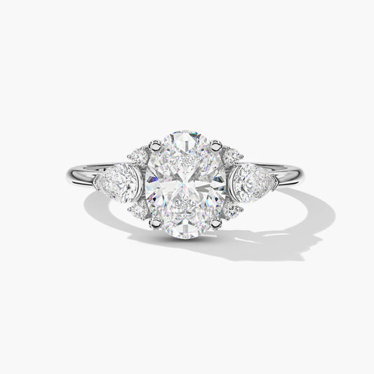 Tanishq silver diamond rings for women