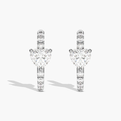 small silver earrings
