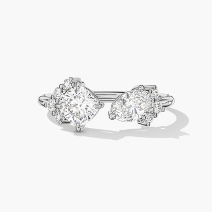 silver diamond ring price