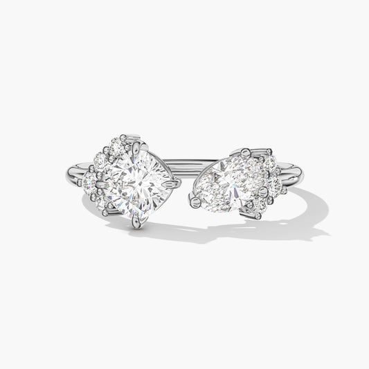 silver diamond ring price
