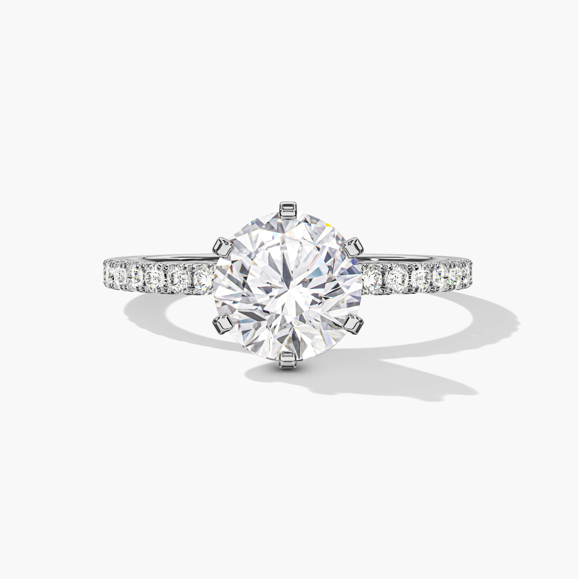 Halo diamond ring