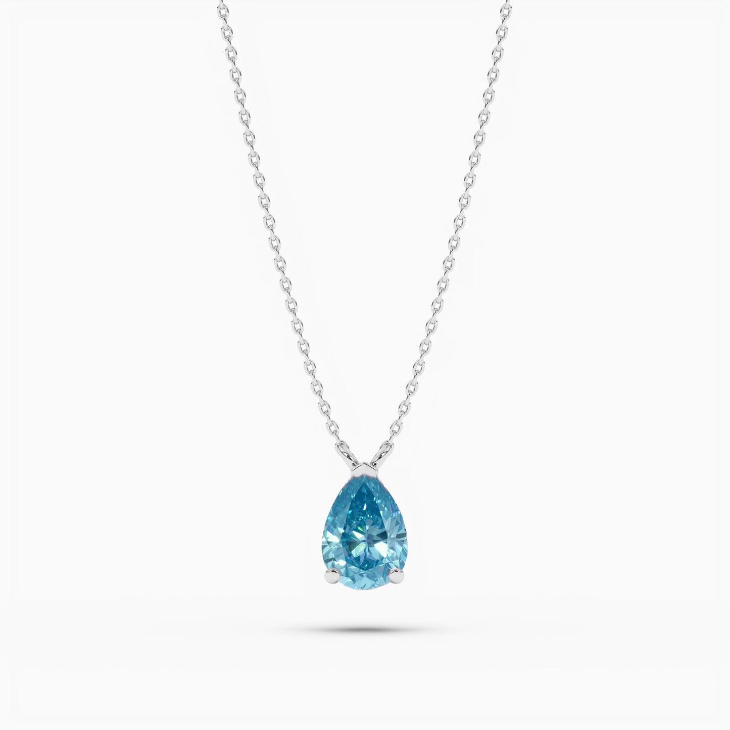 Ocean Love Small Silver Pendant Necklace