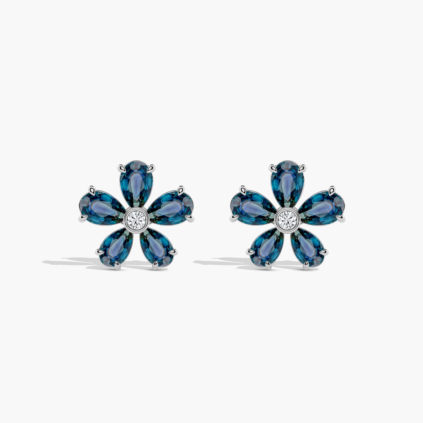 Silver earrings