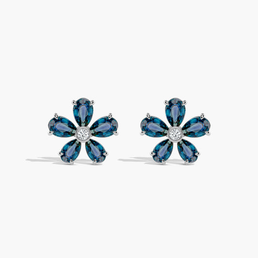 Silver earrings