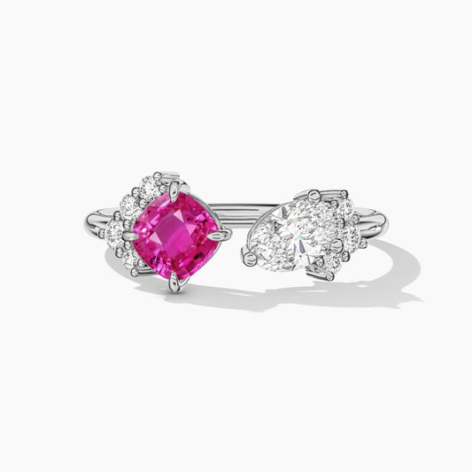 silver oval engagement rings