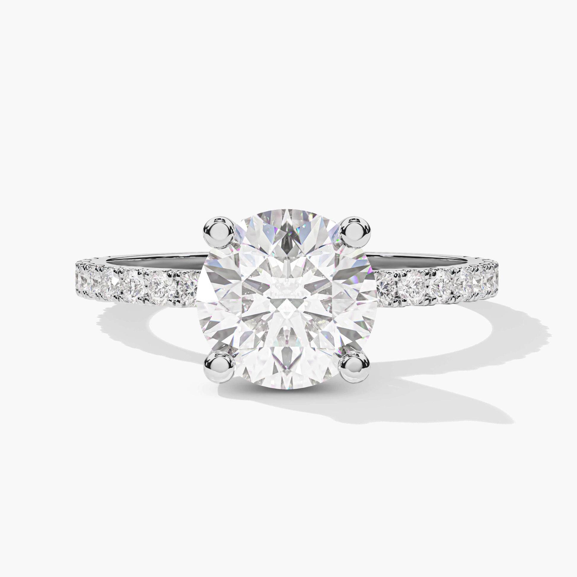 silver engagement ring for girl