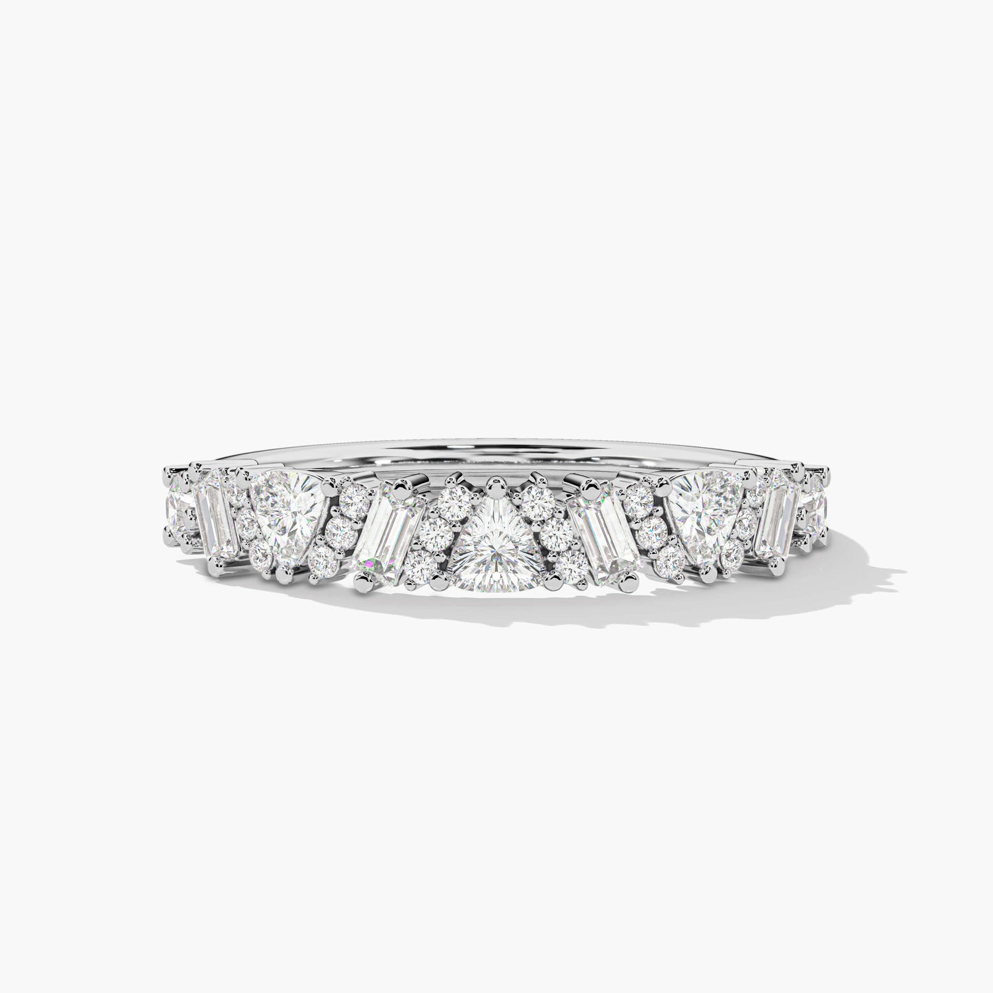 cluster diamond ring