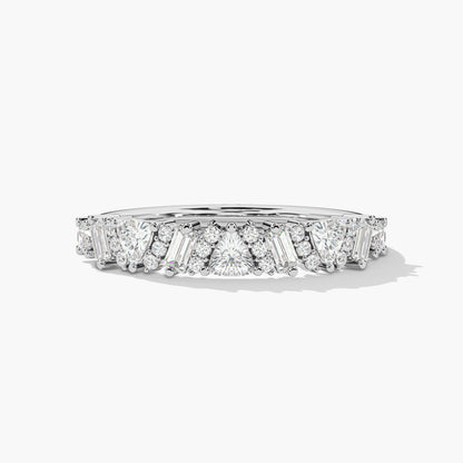 cluster diamond ring