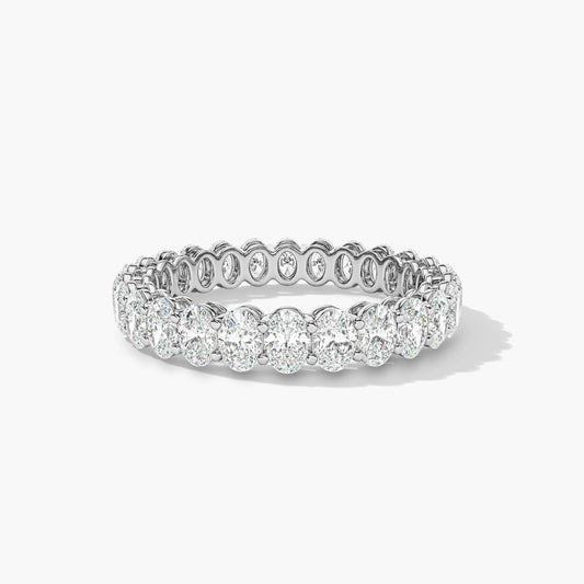 Diamond ring on a white background