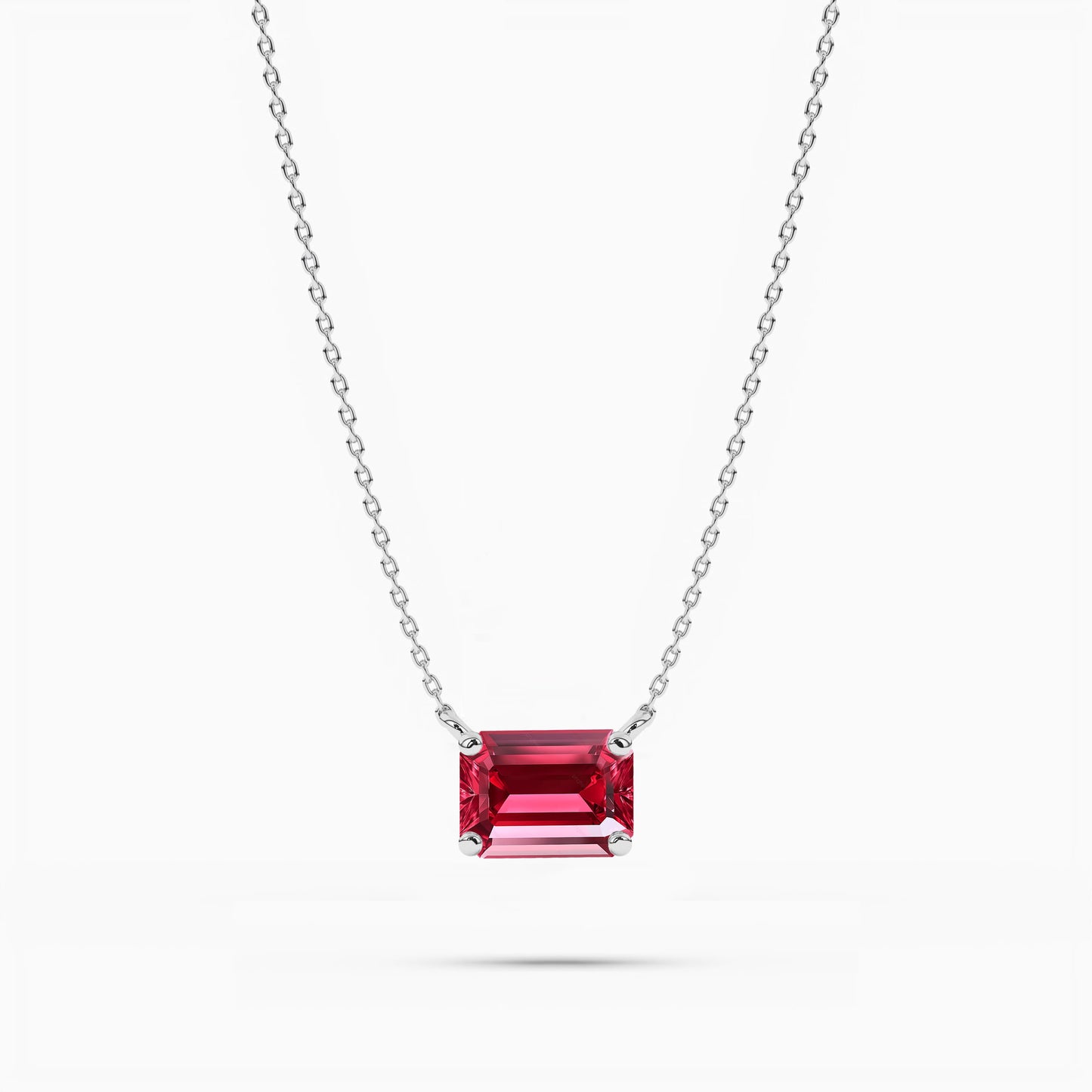 Pink diamond necklace