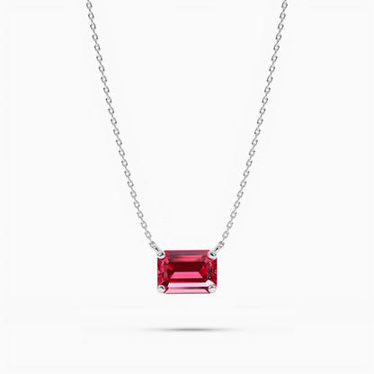 Pink diamond necklace
