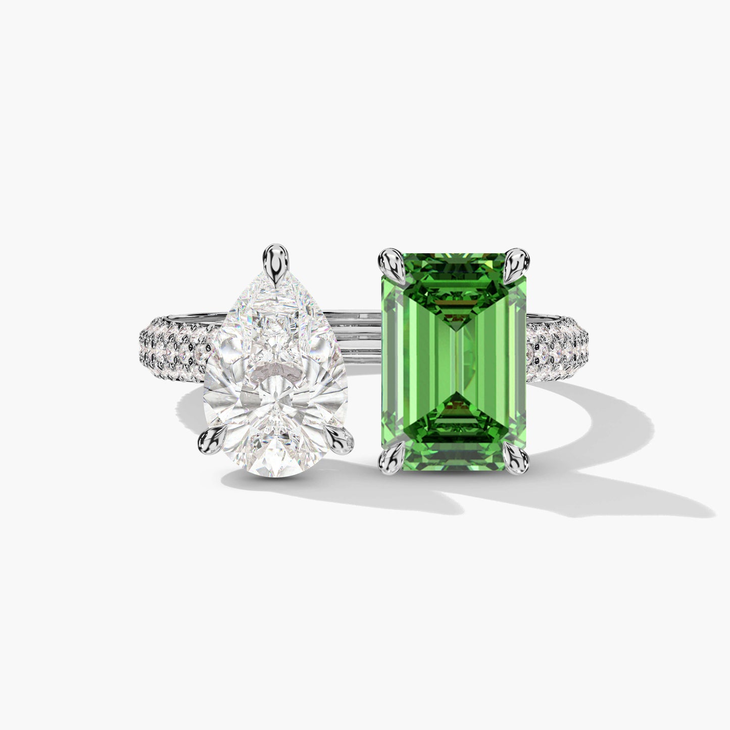Open cuff ring