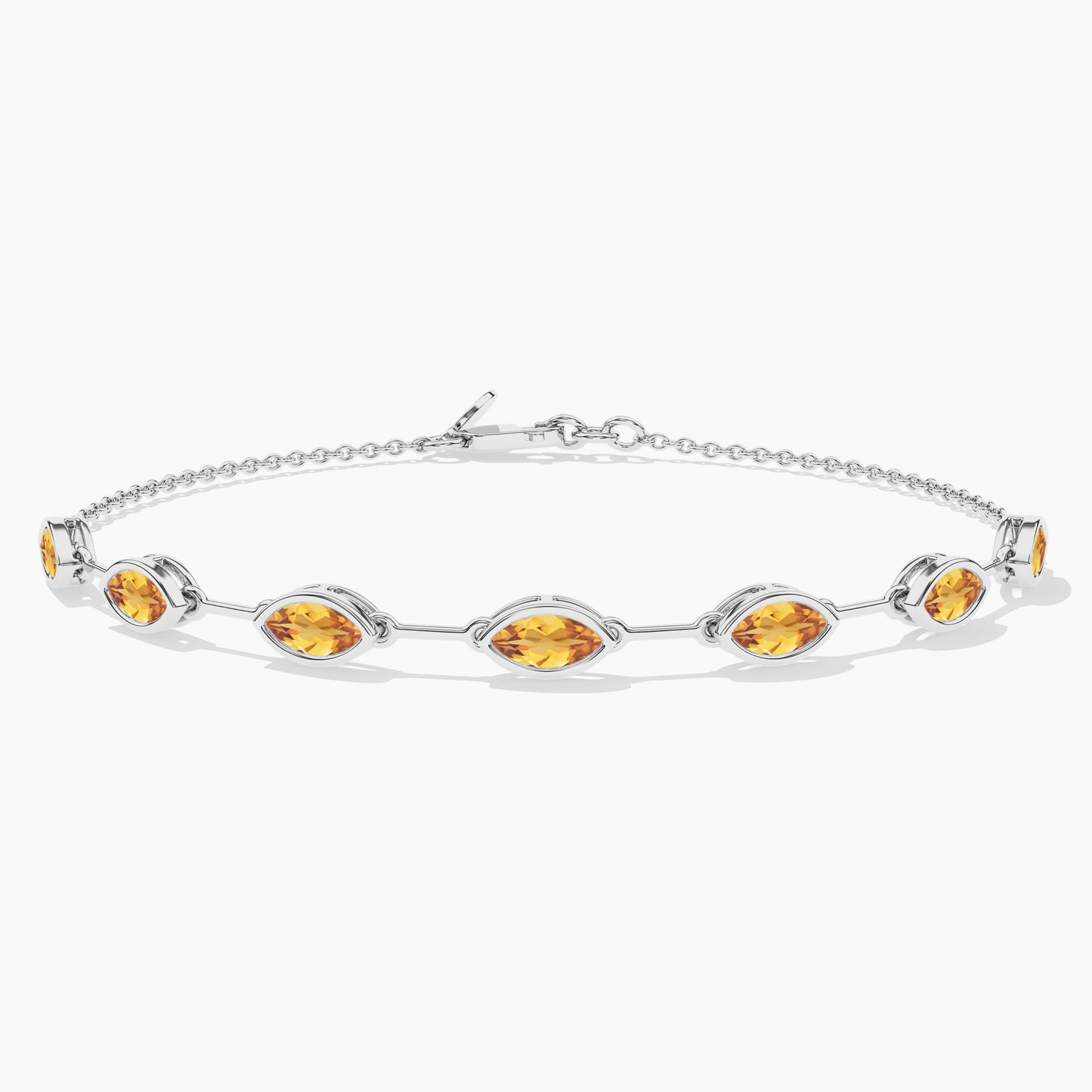 Peridot Diamond Original Silver Bracelet