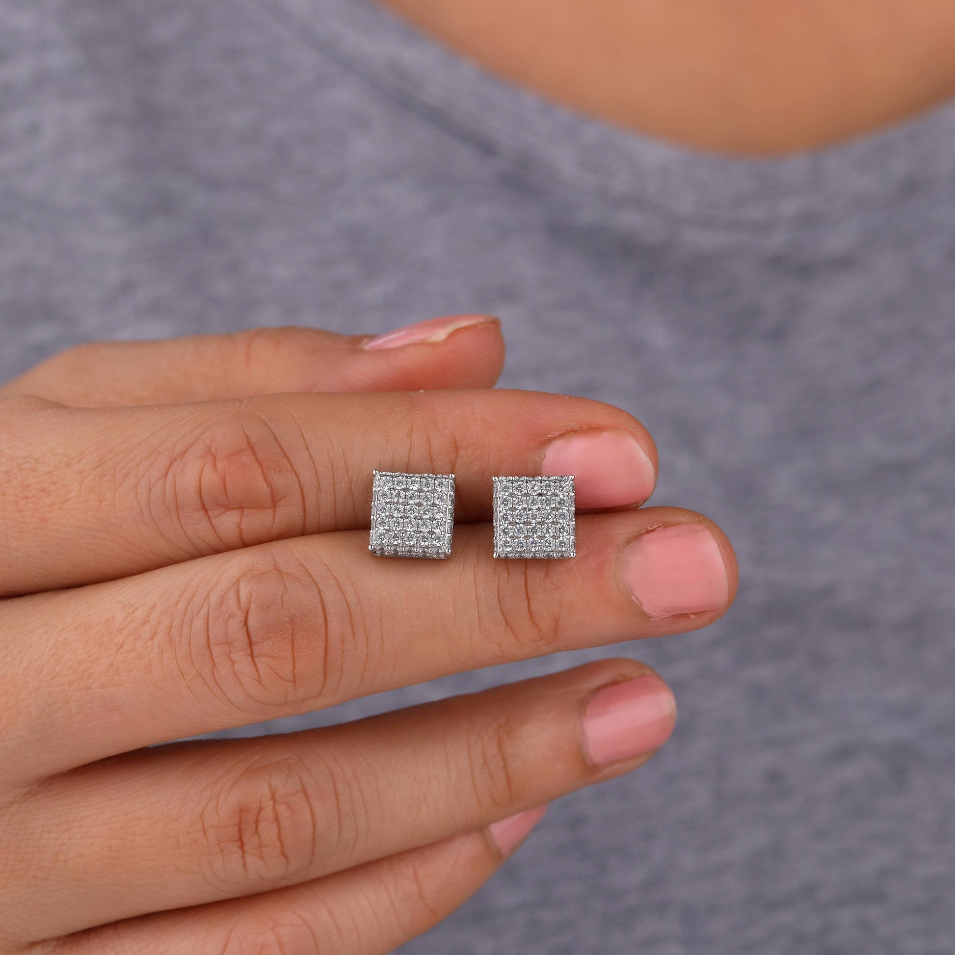 unisex diamond earrings​