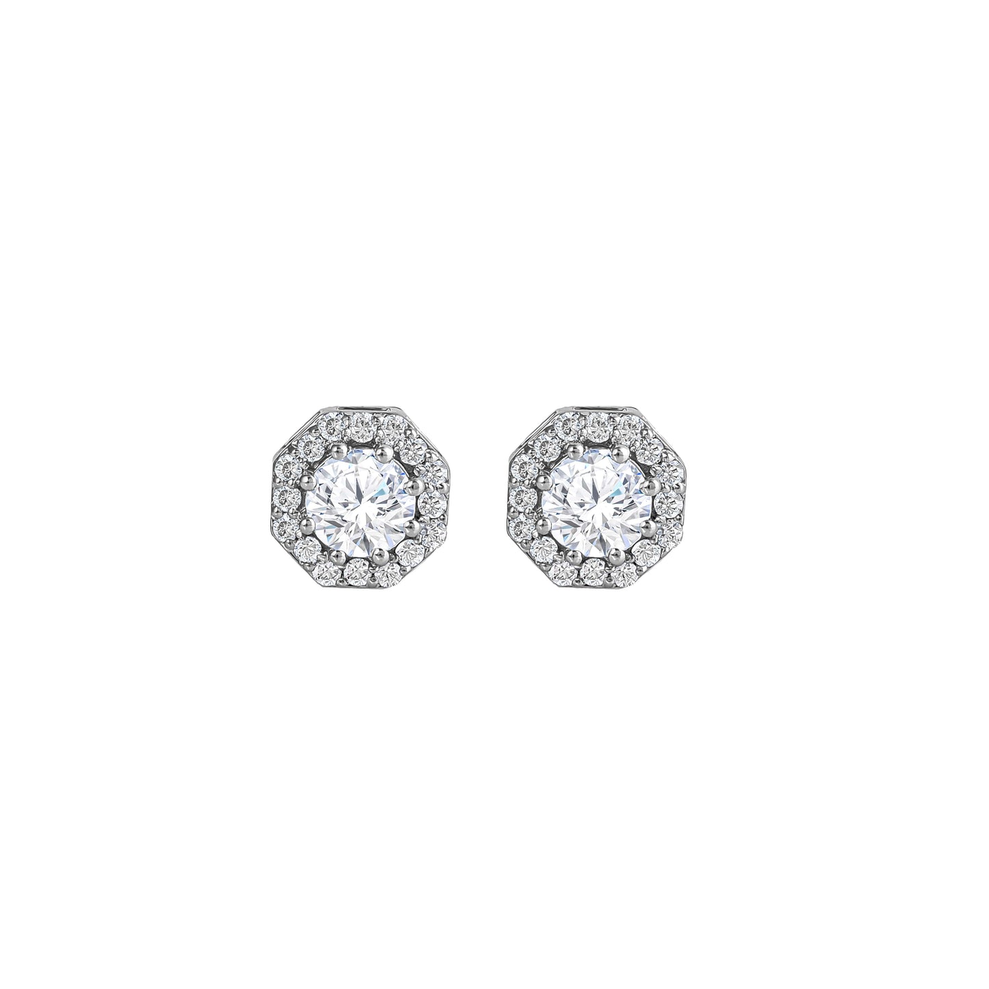 small silver earrings
