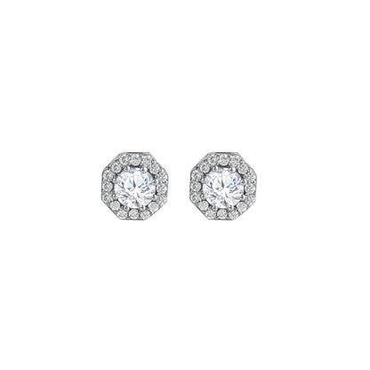 small silver earrings