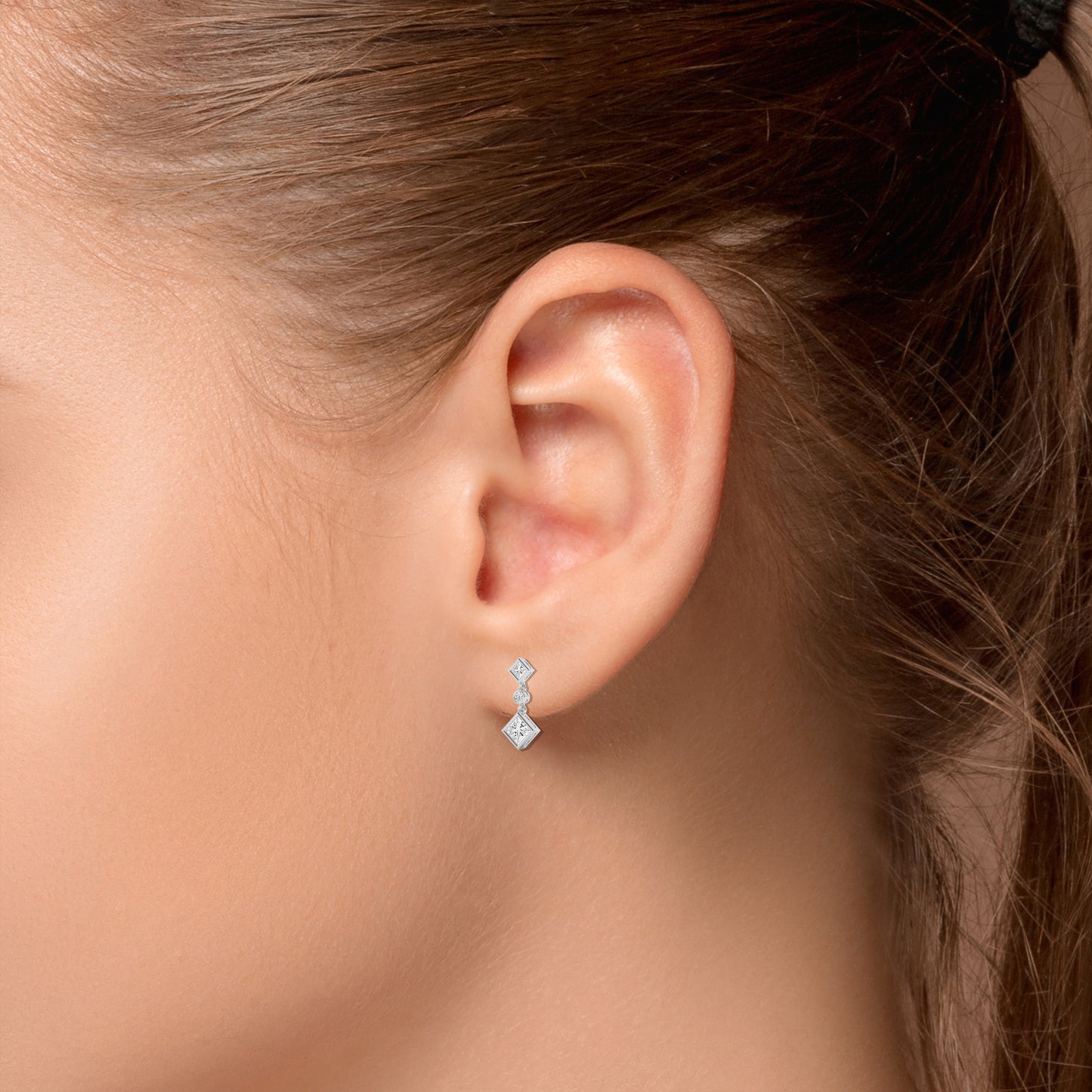 Sterling Silver Trendy Women's Earrings