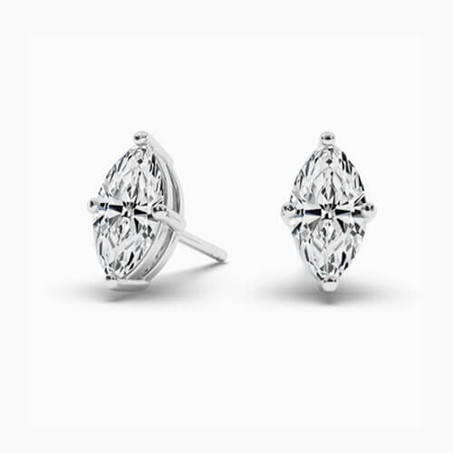 silver stud earrings