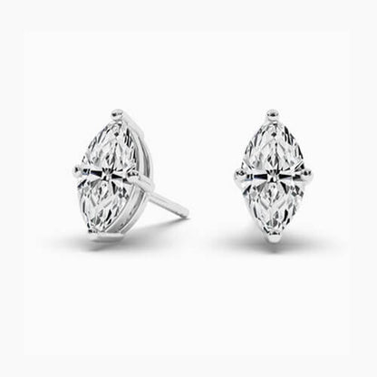 silver stud earrings