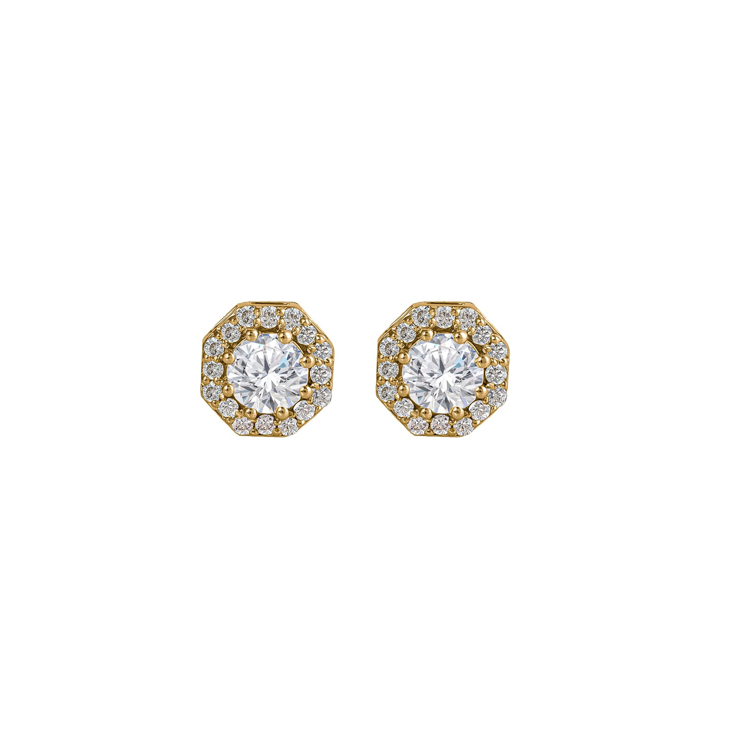 silver colour earrings