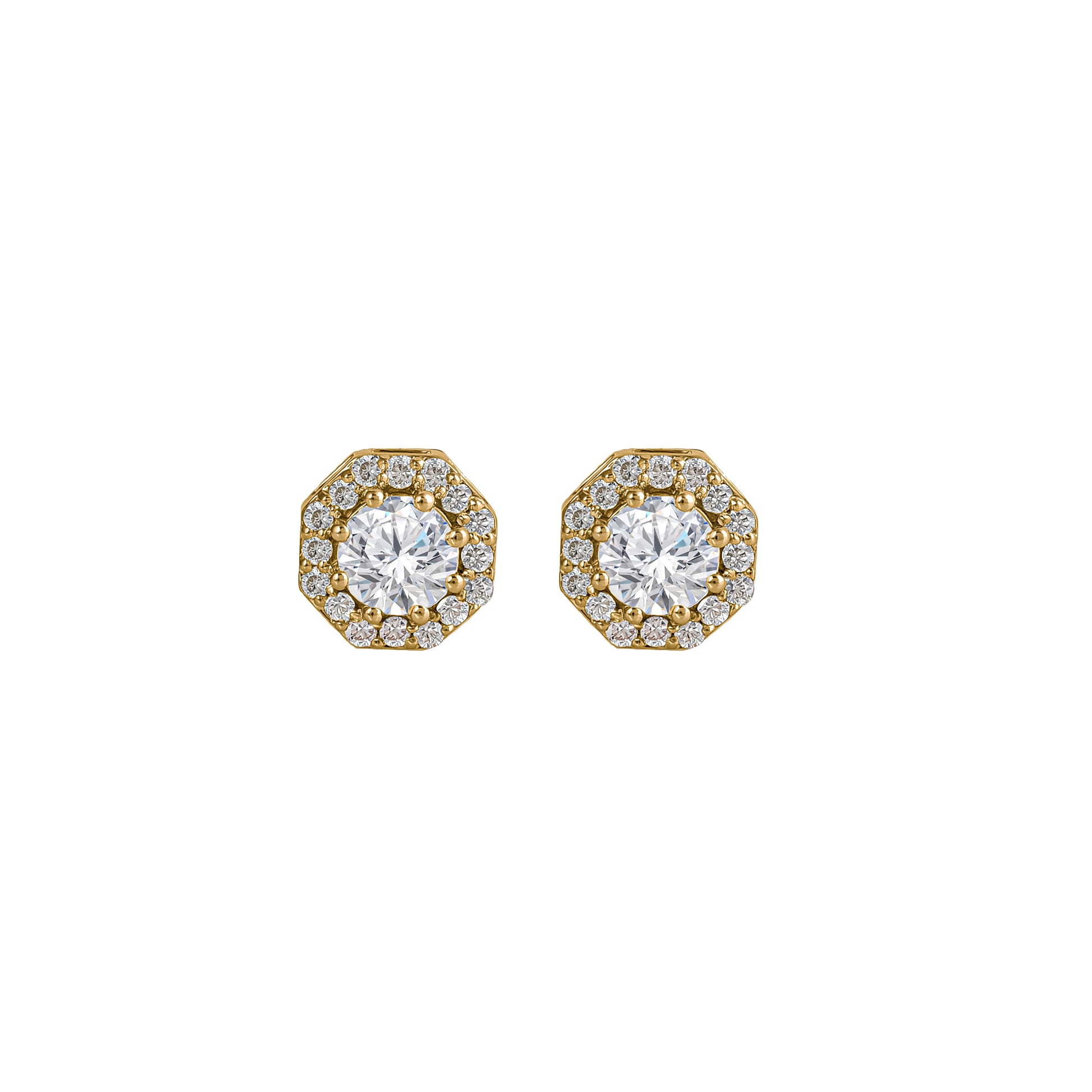 silver colour earrings