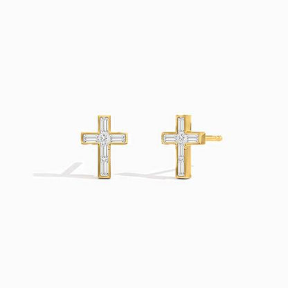 cross earrings