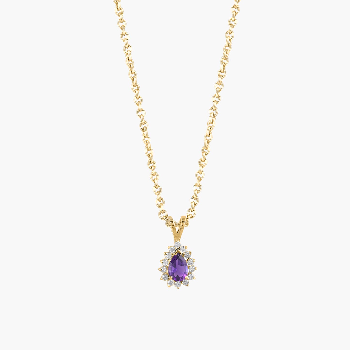 yellow gold plated pendant