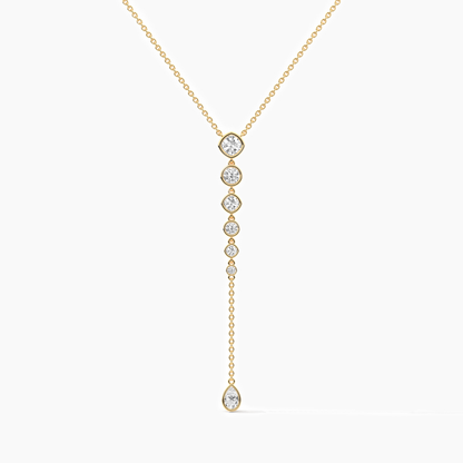yellow gold-plated silver diamond chain​